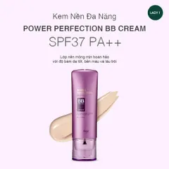 Kem nền, kem lót The Face Shop Power Perfection BB Cream SPF37 PA++ V201 40g – che khuyết điểm, mượt da