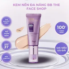 Kem nền, kem lót The Face Shop Power Perfection BB Cream SPF37 PA++ V201 20g – mịn da, nâng tông