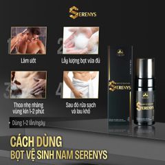 Combo 2 Dung Dịch Vệ Sinh Nam Serenys Dạng Bọt - Sạch Thoáng, Hương Nam Tính, Chăm Sóc Sức Khỏe Cá Nhân