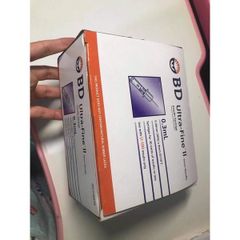 Bơm Tiêm Tiểu Đường BD Ultra Fine II 0.3ml, 0.5ml, 1ml - Kim Chích Insulin Dùng Một Lần Hộp 100 Cái