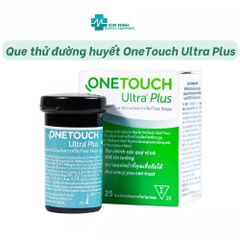 Combo 2 Hộp Que Thử Đường Huyết Onetouch Ultra Plus - 50 Que Thử Chính Xác Cho Sức Khỏe Tại Nhà