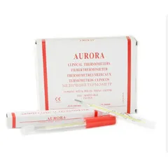 Combo 12 Cây Nhiệt Kế Thủy Ngân Aurora - Thiết Bị Đo Thân Nhiệt Chính Xác, Dễ Dùng Ở Miệng, Nách, Hậu Môn