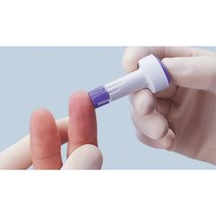 Kim bấm lấy máu Accu-Chek an toàn cho xét nghiệm tại nhà - Thiết kế tiện lợi, dễ sử dụng, có điều chỉnh độ sâu đâm kim