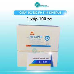 Giấy Quỳ Tím PH 1-14 - Bộ 80 Tờ Đo Độ pH, Kiểm Tra Axit/Bazơ, Hỗ Trợ Sức Khoẻ và An Toàn Cho Mẹ Bầu