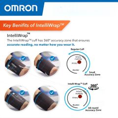Máy Đo Huyết Áp Bắp Tay Omron HEM-7156T - Phát Hiện Nhịp Tim Bất Thường, Kết Nối Bluetooth - Bảo Hành Chính Hãng 5 Năm