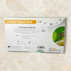 Que thử nhanh sốt xuất huyết Dengue NS1 CTK - Hộp 30 test (HSD 11/2027) - Phát hiện nhanh virus Dengue trong máu.