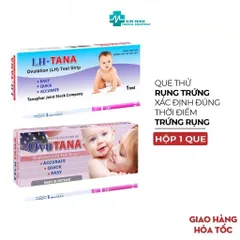 Combo 3/5 Que Thử Rụng Trứng Ovutana LH-Tana - Phát Hiện Ngày Rụng Trứng Chắc Chắn, Hỗ Trợ Kế Hoạch Sinh Con