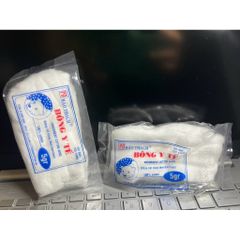 Combo 2 Bịch Bông Gòn Thấm Nước Bảo Thạch 5g - Chất Liệu 100% Tự Nhiên, An Toàn và Tiện Lợi Cho Vệ Sinh Vết Thương