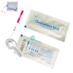 Que thử rụng trứng PROLEX - Hộp 7 que thử x 7 cốc, hỗ trợ thụ thai hiệu quả, dễ sử dụng tại nhà