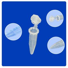 Combo 20 Ống Eppendorf 0.5ml - Ống ly tâm có nắp đậy, chất liệu polypropylene, phù hợp cho phân tích sinh học và sinh học phân tử