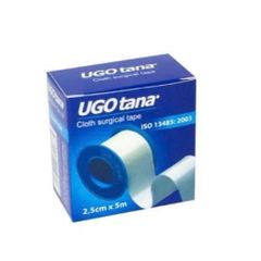 Combo 25 Cuộn Băng Keo Lụa UGO TANA 2.5CM x 5M - Keo Dán Y Tế Siêu Bám Chắc, An Toàn Cho Da Nhạy Cảm
