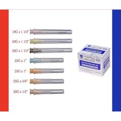 Hộp 100 cây đầu kim tiêm y tế Vinahankook 18G 20G 23G 25G 26G - Kim chích vaccine và thuốc an toàn, chất lượng cao