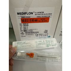 Combo 10 Kim Luồn Tĩnh Mạch Medikit Mediflon Ấn Độ - Catheter Tiêm Truyền Tĩnh Mạch Nhiều Kích Cỡ 14G-26G