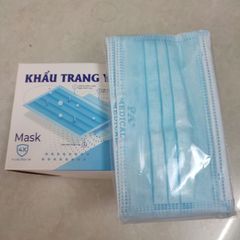 Hộp Khẩu Trang Y Tế 4 Lớp Kháng Khuẩn PA Medical Màu Xanh - An Toàn, Dễ Sử Dụng (50 cái)