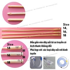 Combo 10 Dây Silicone Greetmed Thải Độc Đại Tràng và Urethral Catheter Ống Thông Tiểu 1 Nhánh Nelaton - An Toàn và Êm Dịu