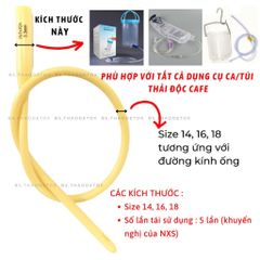 Combo 10 Dây Silicone Greetmed Thải Độc Đại Tràng và Urethral Catheter Ống Thông Tiểu 1 Nhánh Nelaton - An Toàn và Êm Dịu