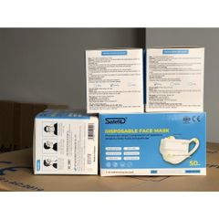 Khẩu Trang Safefit Quai To Mềm Mại - Hộp 50 Cái, Tiêu Chuẩn Quốc Tế, Bảo Vệ Vượt Trội, Lý Tưởng Cho Gia Đình