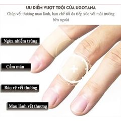 Băng Dính Y Tế Cá Nhân UGO Tana Tiệt Trùng - Hộp 100 Miếng 19mm x 72mm & 30 Miếng 38mm x 72mm - An Toàn và Chất Lượng Chính Hãng