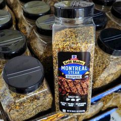 Gia Vị Tẩm Ướp Thịt Bò Nướng Montreal Steak Seasoning McCormick 822g - Nguyên Liệu Gia Vị Thịt Nướng Mỹ Hương Vị Đặc Trưng