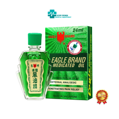 Dầu Gió Xanh Con Ó Eagle Brand 24ml - Giảm Đau Nhức, Phòng Ngừa Cảm Lạnh, Tinh Dầu Thiên Nhiên Chính Hãng
