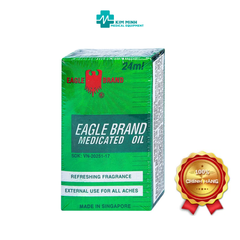 Dầu Gió Xanh Con Ó Eagle Brand 24ml - Giảm Đau Nhức, Phòng Ngừa Cảm Lạnh, Tinh Dầu Thiên Nhiên Chính Hãng