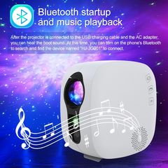 Đèn Thiên Hà V2 Có Loa Bluetooth - Đèn Chiếu Trăng Sao Vũ Trụ Nháy Theo Nhạc Đẹp Chill Cho Căn Phòng Tỏa Sáng
