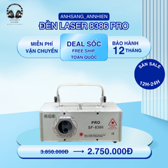 Đèn Laser Bay Phòng 8386 Pro - Hiệu Ứng Ánh Sáng Đỉnh Cao Cho Bar, Club, Karaoke - Thiết Bị Chiếu Sáng Chính Hãng