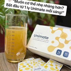 Trà Unimate Vị Chanh + Gừng (Unicity) - Hỗ Trợ Giấc Ngủ, Cải Thiện Tâm Trạng, Giải Tỏa Stress, Tăng Cường Tỉnh Táo