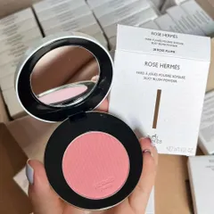 Phấn Má Hermes Rose Plume 28 - Màu Hồng Ngọt Ngào, Tự Nhiên, Dưỡng Da, Thiết Kế Sang Trọng, Trang Điểm Hoàn Hảo cho Phái Đẹp