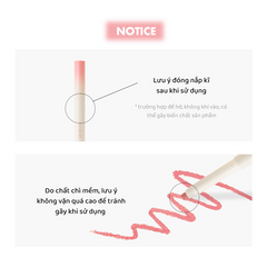 Chì Kẻ Viền Môi Doppelgänger 2 Đầu Romand Lip Mate Pencil 0.5g - Sắc Nét, Lì Lợm, Chất Nhung Hàn Quốc 407139