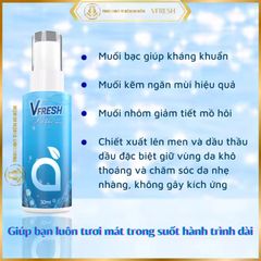 Combo Chăm Sóc Cơ Thể Nữ VFresh & VNatureCare - Xịt Khử Mùi & Sữa Tắm Thơm Mát, Dưỡng Ẩm Da Mềm Mịn, Hàng Chính Hãng