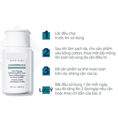 Toner BHA Obagi Clenziderm Pore Therapy 2% Salicylic Acid 148ml - Giảm Mụn, Làm Sạch Sâu, Chăm Sóc Da Dầu và Da Mụn