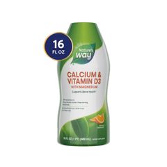 Nature’s Way Canxi hữu cơ & Vitamin D3 Dạng Nước 480ml - Hỗ Trợ Xương Khớp & Giảm Nguy Cơ Loãng Xương, Dễ Uống, Hàng Mỹ calcium