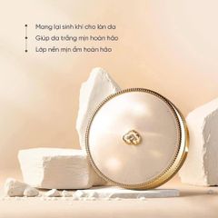 Set cushion Whoo Luxury Golden Glow Special (kèm 2 lõi) - Phấn trang điểm dưỡng da, bóng khỏe, sang trọng từ The History of Whoo
