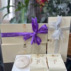 Set cushion Whoo Luxury Golden Glow Special (kèm 2 lõi) - Phấn trang điểm dưỡng da, bóng khỏe, sang trọng từ The History of Whoo