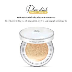 Set Phấn Nước Whoo Trắng (1 Hộp + 2 Lõi) - Trang Điểm Sáng Da, Căng Bóng từ The History of Whoo - Dưỡng Da Tự Nhiên