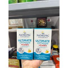 Viên Uống Dầu Cá Omega-3 và CoQ10 Nordic Naturals 60 Viên - Hỗ Trợ Tim Mạch Hiệu Quả, Sức Khỏe Tốt Hơn