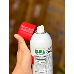 DẦU ĂN KIÊNG hạt cải 17oz KHÔNG CALO PURE SIMPLE CANOLA OIL SPRAY (483g)
