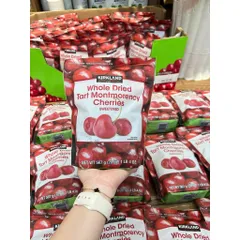 Cherry Sấy Khô Hữu Cơ Kirkland 567g - Montmorency Tart Cherries Thơm Ngon, Bổ Dưỡng, Dùng Làm Topping Bánh Ngọt và Salad