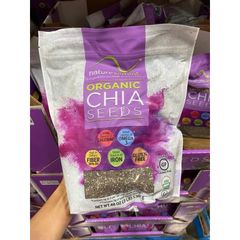 (HÀNG CHÍNH HÃNG MỸ) HẠT CHIA HỮU CƠ ORGANIC CHIA SEEDS NATURE’S INTENT Túi 1.36kg
