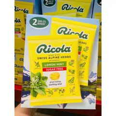Kẹo RICOLA LEMONMINT ngậm ho không đường 105 viên
