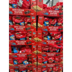 (HÀNG CHÍNH HÃNG MỸ) BÁNH XỐP NHÂN KEM LOACKER MINIS 800G