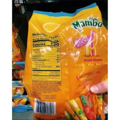 Kẹo dẻo trái cây MAMBA BEACH STICKS 1013G