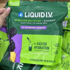 Bột điện giải bù nước Liquid I.V. Hydration Multiplier hộp 30 gói của Mỹ