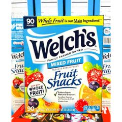 [COMBO 10 TÚI] Kẹo Dẻo WELCH'S Trái Cây Fruits Snack 22.7g - Hàng Mỹ - Mẫu mới