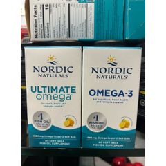 Viên Uống Dầu Cá Nordic Nature Omega 690mg - Hỗ Trợ Tim Mạch và Hệ Miễn Dịch - 60 Viên Mỹ