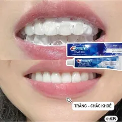 (HÀNG CHÍNH HÃNG MỸ)KEM ĐÁNH RĂNG CREST 3D WHITE ADVANCED  147g MỸ