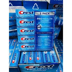 (HÀNG CHÍNH HÃNG MỸ) LỐC 5 CÂY KEM ĐÁNH RĂNG CREST PRO HEALTH - WHITENING INTENSITIVE MỚI LIMITED MỸ 167g