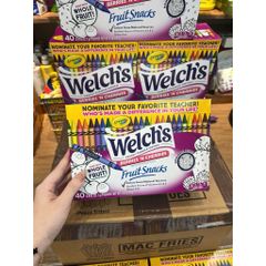 Kẹo Dẻo Welch's Trái Cây Tổng Hợp - Ngon Ngọt Bổ Sung Vitamin C, A, E, Ăn Vặt Lành Mạnh Cho Gia Đình 43g