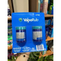 ( HÀNG CHÍNH HÃNG MỸ) DẦU BÔI ẤM CƠ THỂ CHO TRẺ EM VÀ NGƯỜI LỚN VICKS VAPORUB